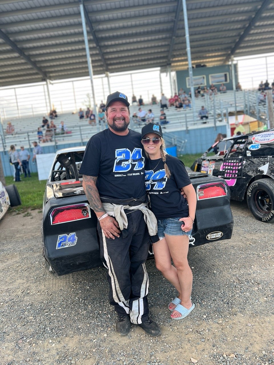 Family supporting the team